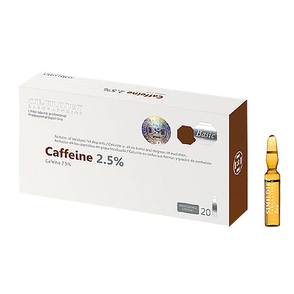 Simildiet Caffeine 2,5% 2 ml: în cos 13018 - prețul cosmeticianului