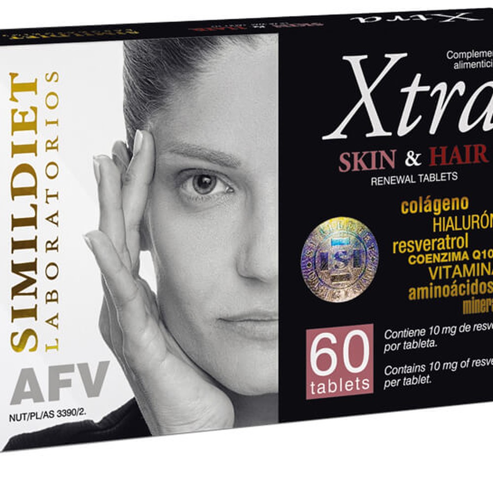 Simildiet Xtra skin & hair 60.0 капсул: купить ФР-00005306 - цена косметолога