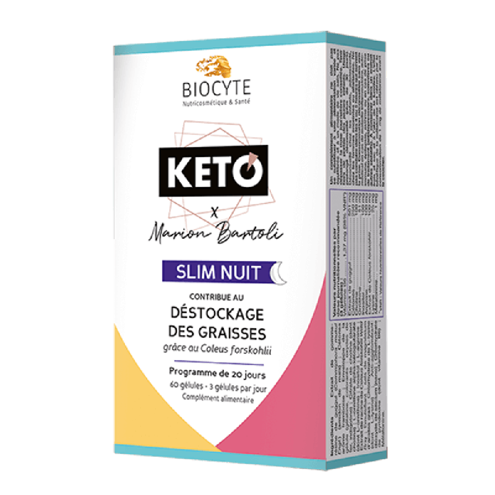 Biocyte Keto Slim Nuit 60 капсул: В корзину MINKE16.6222713 - цена косметолога