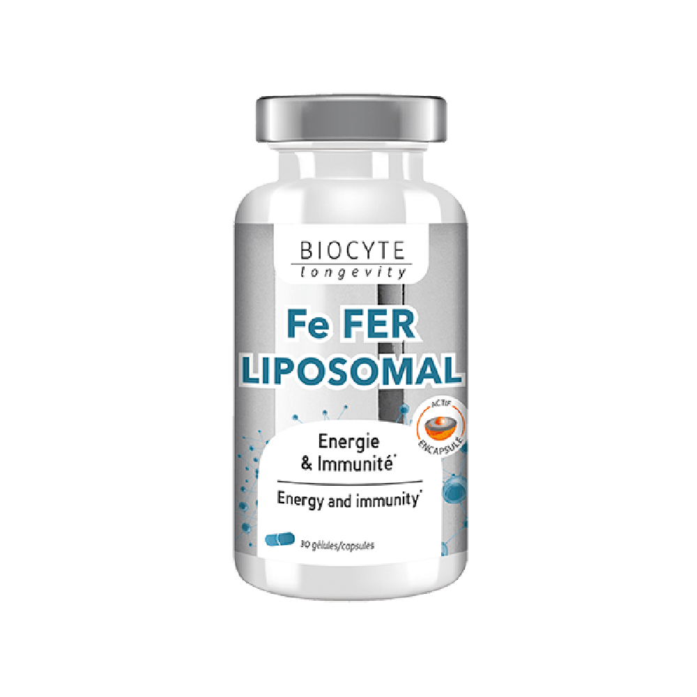 Biocyte Fe Fer Liposomal 30 капсул: В кошик LONFE01.6044181 - цена косметолога