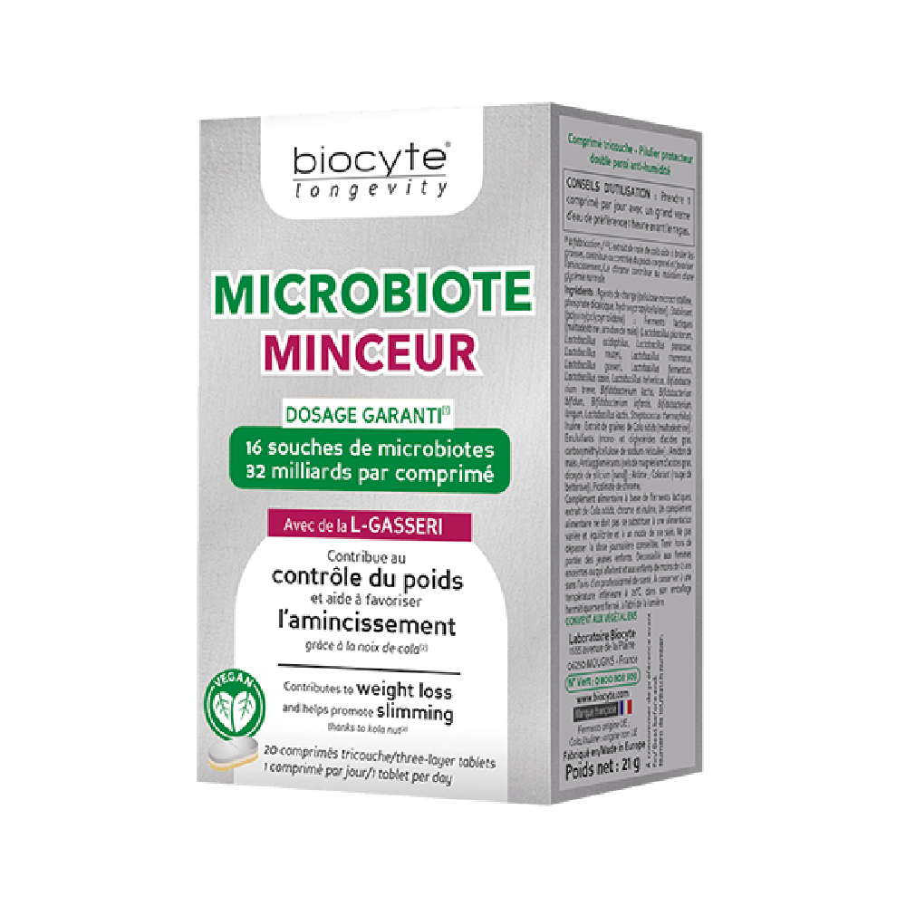 Biocyte Microbiote Minceur 20 капсул: В корзину LONMI02.6100899 - цена косметолога