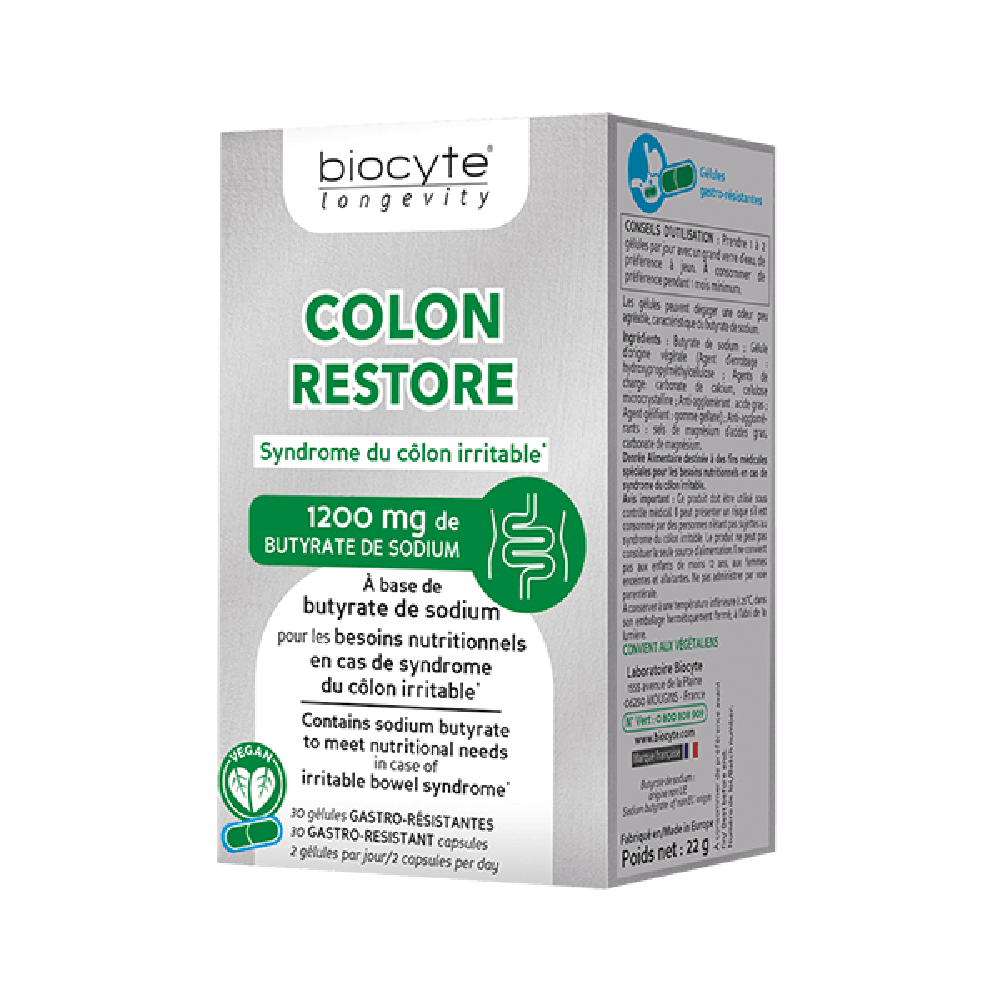 Biocyte Colon Restore 30 капсул: В кошик LONCO03.6243120 - цена косметолога