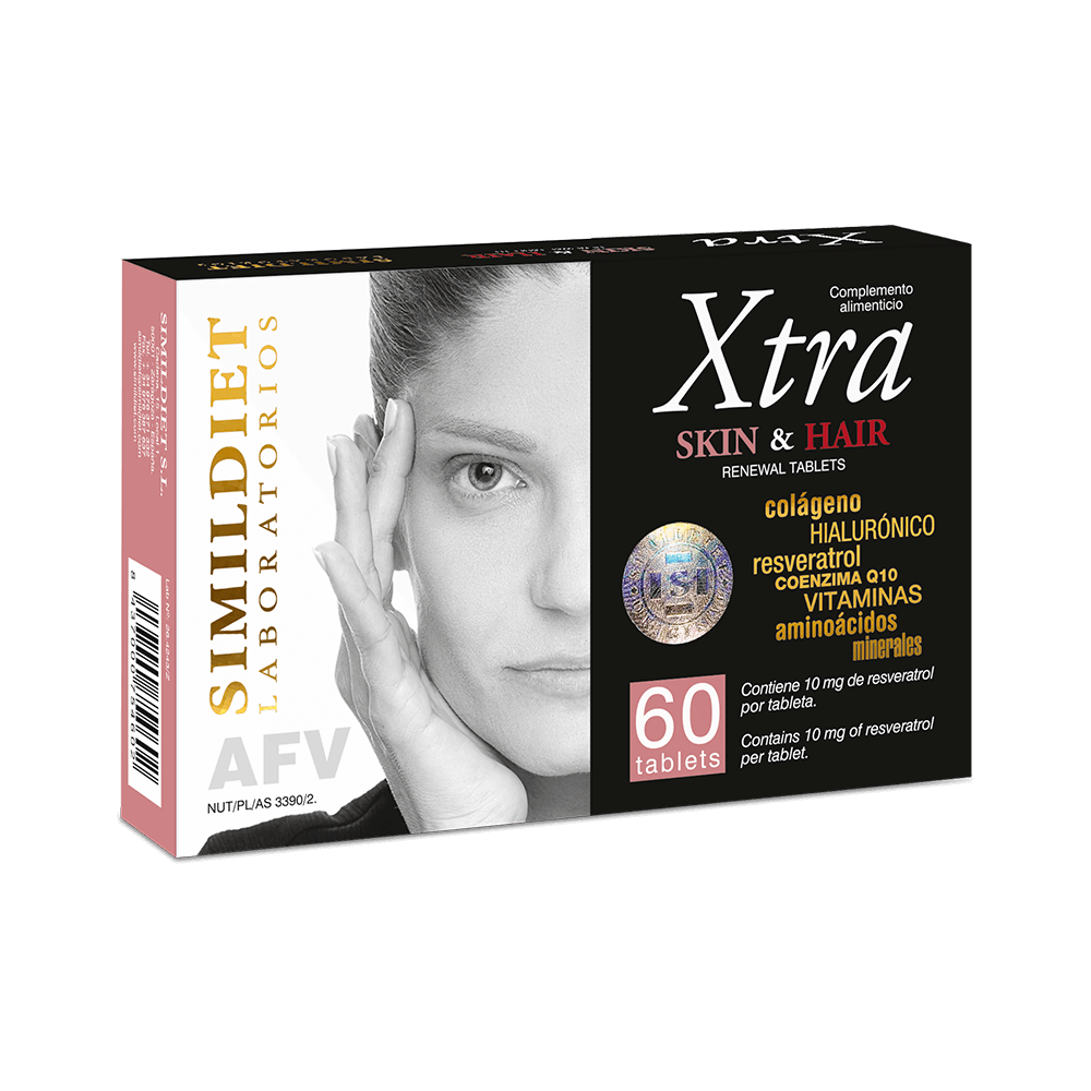 Simildiet Xtra Skin & Hair 60 капсул: В кошик 15042 - цена косметолога