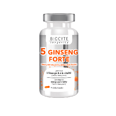 5 GINSENG FORTE: 40 капсул - 983,84грн