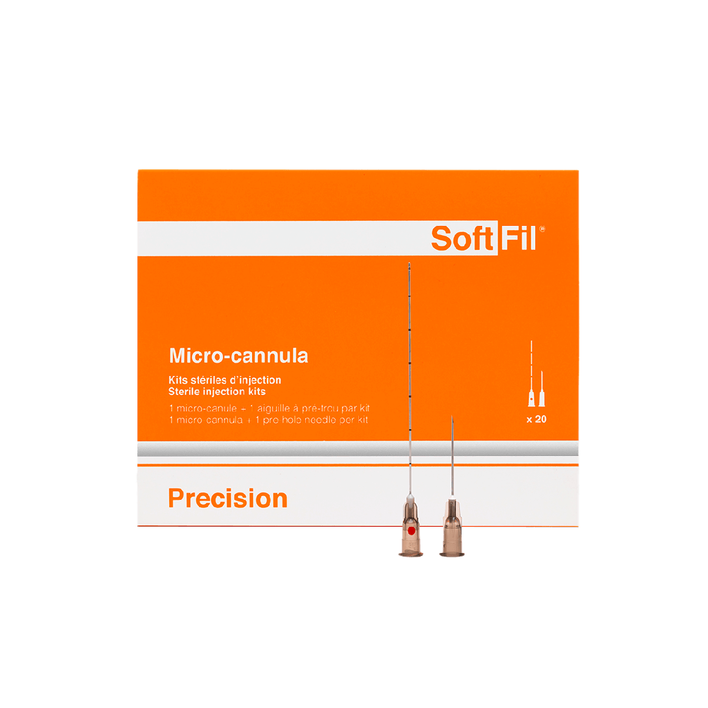 SoftFil Микро-канюля SoftFil Precision - 22G 70mm XL+22G*25mm needle 1 шт: В корзину CP2270/XL - цена косметолога