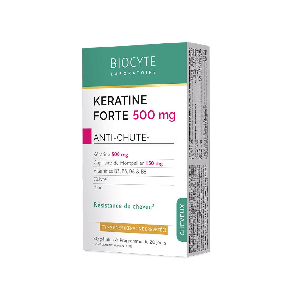 Biocyte Keratine Forte Anti-Chute 40 капсул: В кошик CHEKE17.6161808 - цена косметолога