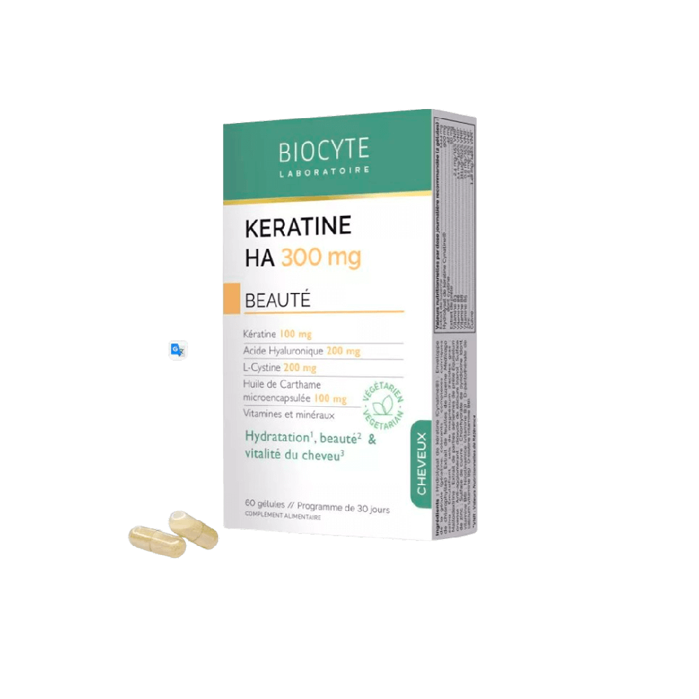 Biocyte KERATINE HA 300 60 капсул: В кошик CHEKE22.6352030 - цена косметолога