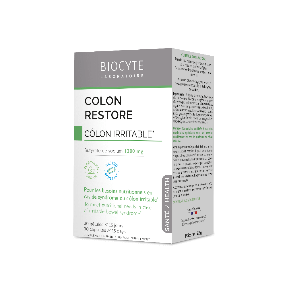 Biocyte Colon Restore 30 капсул: В кошик LONCO03.6243120 - цена косметологаCOLON RESTORE